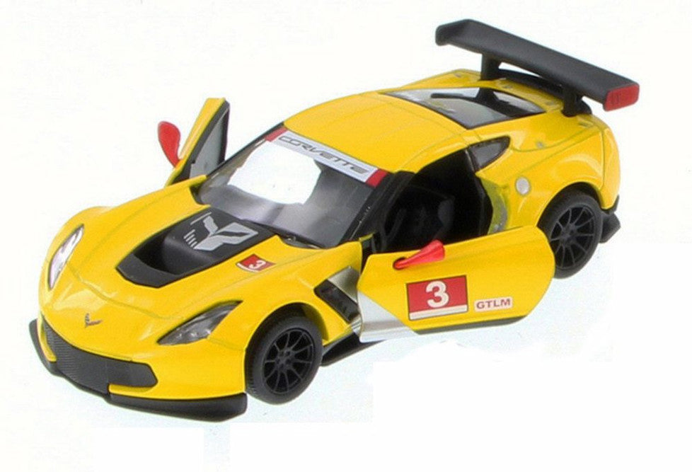 Kinsmart 5" Corvette C7 Race Car Die Cast Pull Back Vehicle
