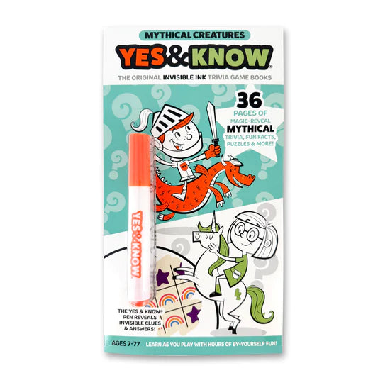 The Original Yes &amp; Know® Invisible Ink Trivia Game Books