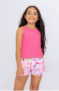 Preppy Goose Happy Collage Plush Lounge Shorts