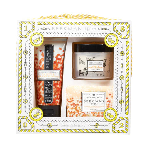 Beekman 1802 Honey & Orange Blossom Bodycare Gift Set