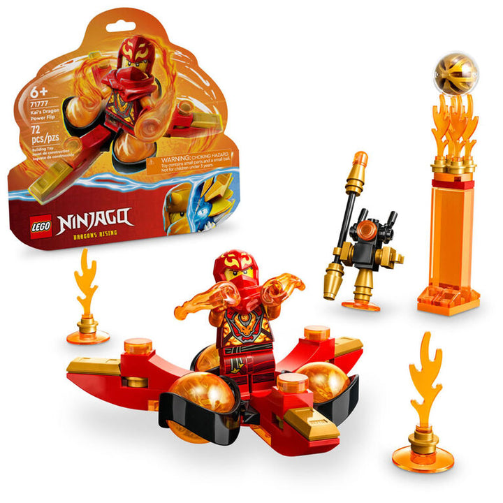 Lego Ninjago Kai's Dragon Power Spinjitzu Flip