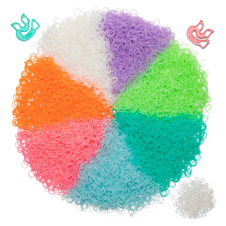 Rainbow Loom Glow Party Treasure Box