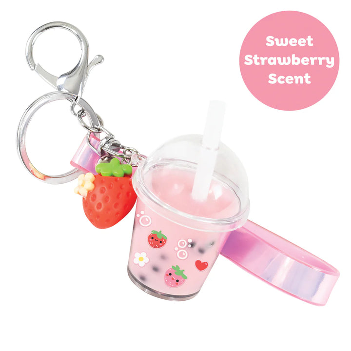 Bag Charm Kit-Strawberry Bubble Tea