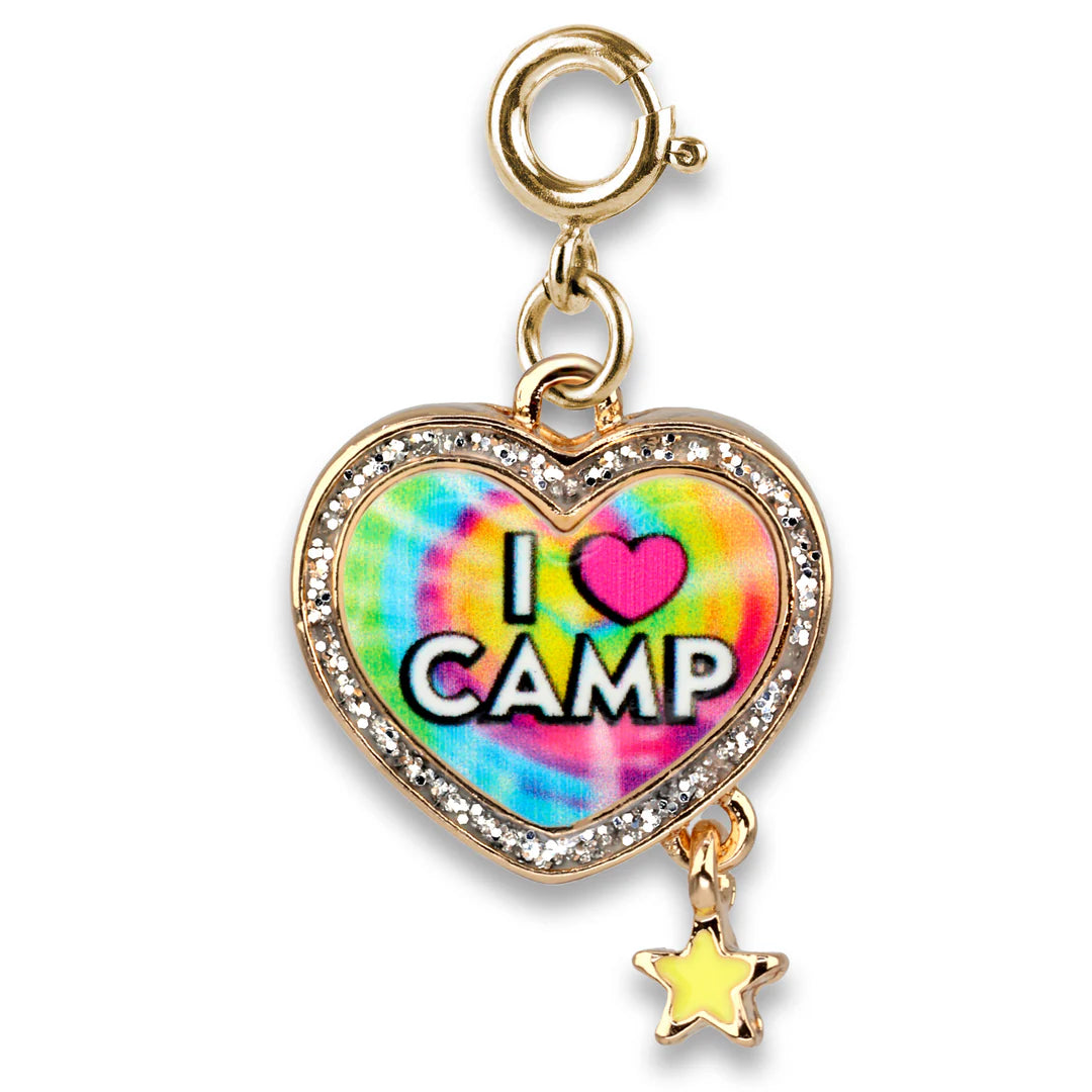 CHARM IT! Gold I Love Camp Charm
