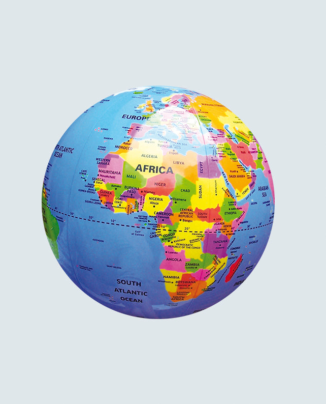 Inflatable Globe: Our World Classic Globe 12"