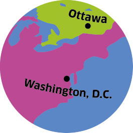 Inflatable Globe: Our World Classic Globe 12"