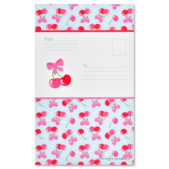 Iscream Cheerful Cherries Foldover Stationery