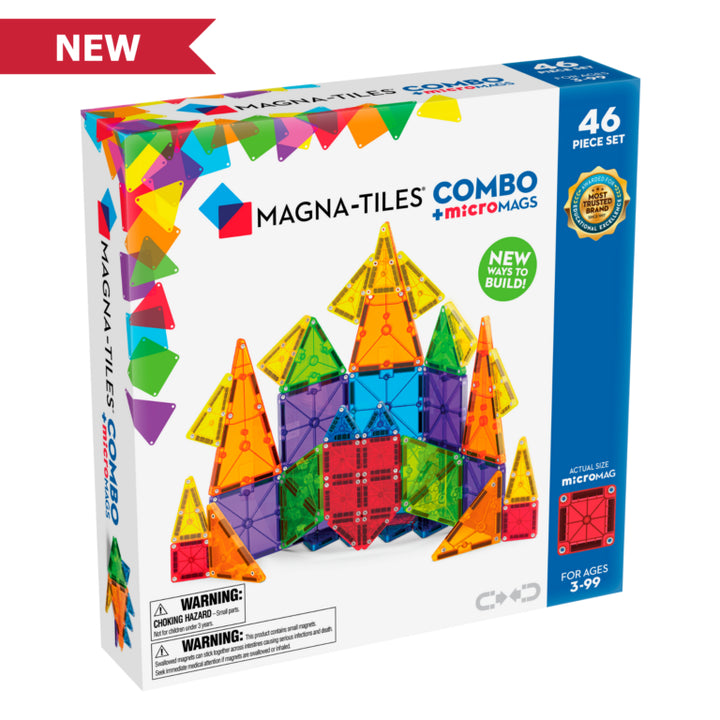 Magna-Tiles MicroMAGS 46 Piece Combo Set