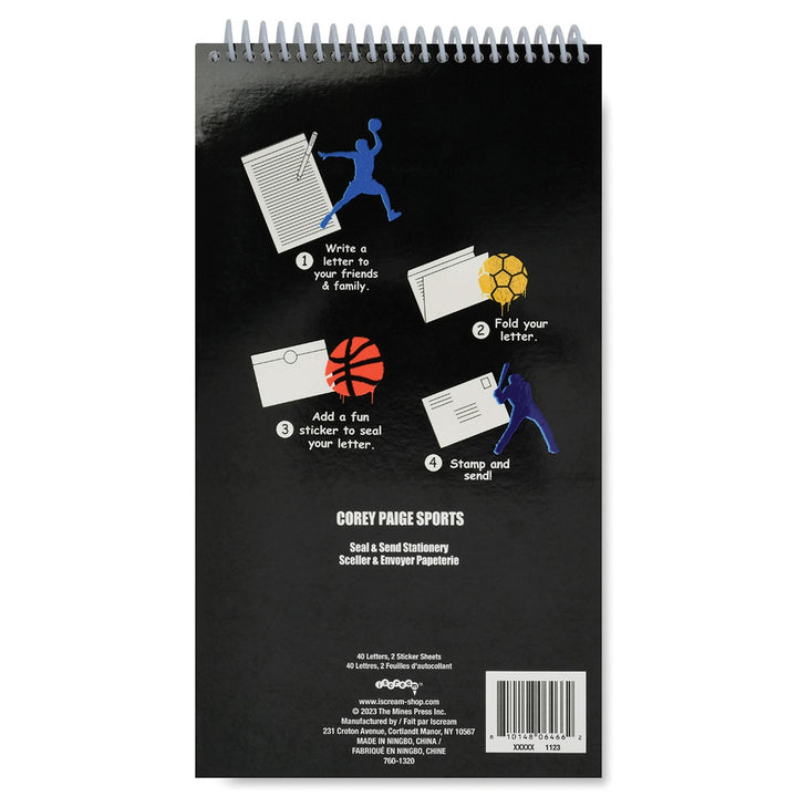 Corey Paige Sports Seal & Send Stationery