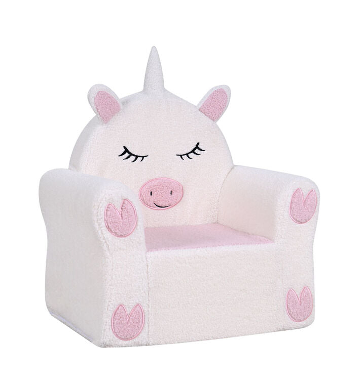 Little Loungers Plush Chair- Unicorn