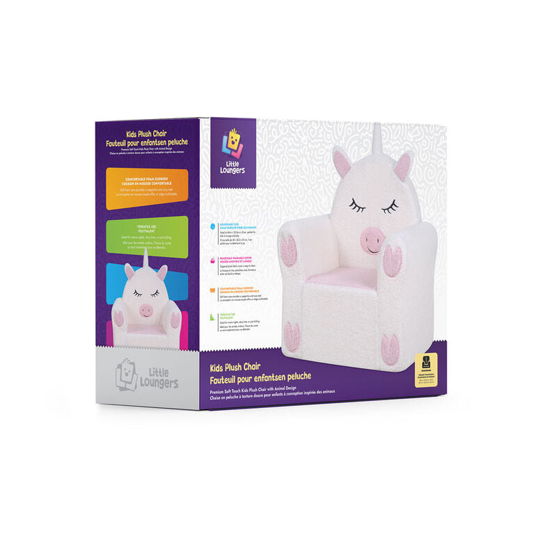 Little Loungers Plush Chair- Unicorn