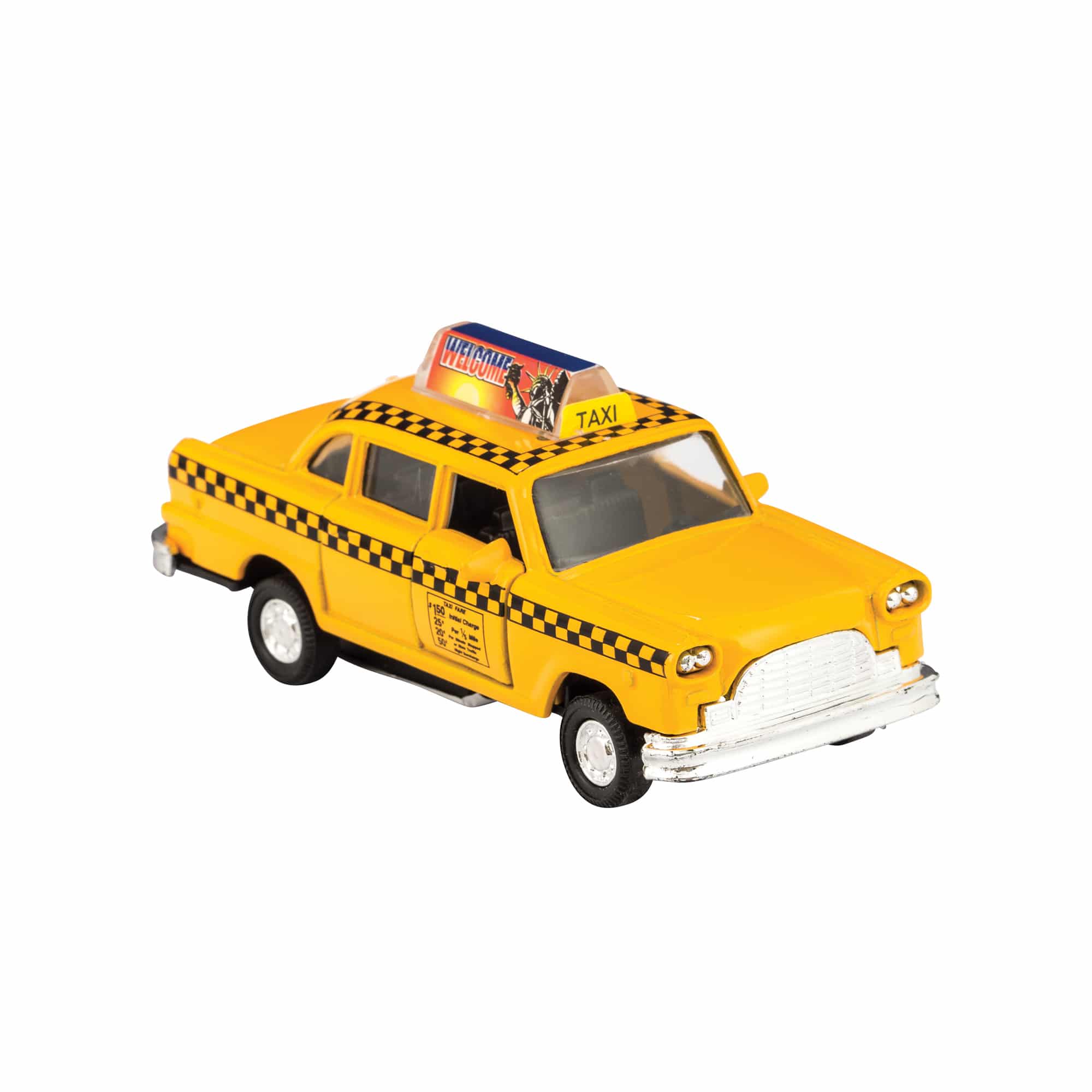Die-Cast Taxi Pull Back Vehicle Toytown – Toytown Toronto