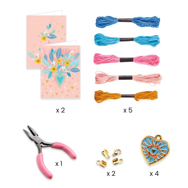 Djeco Friendship & Hearts Bracelet Kit