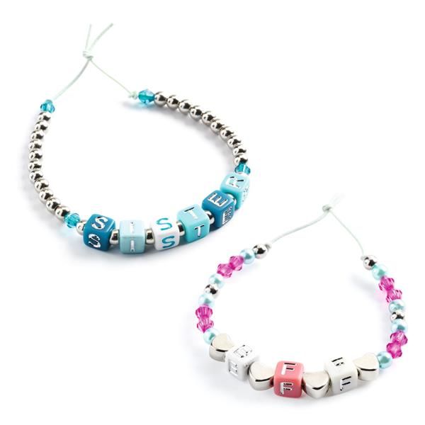 Djeco Alphabet Bead Kit: Silver