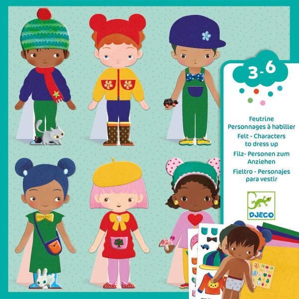 Djeco Little Soft Dress-Up Collage Kit