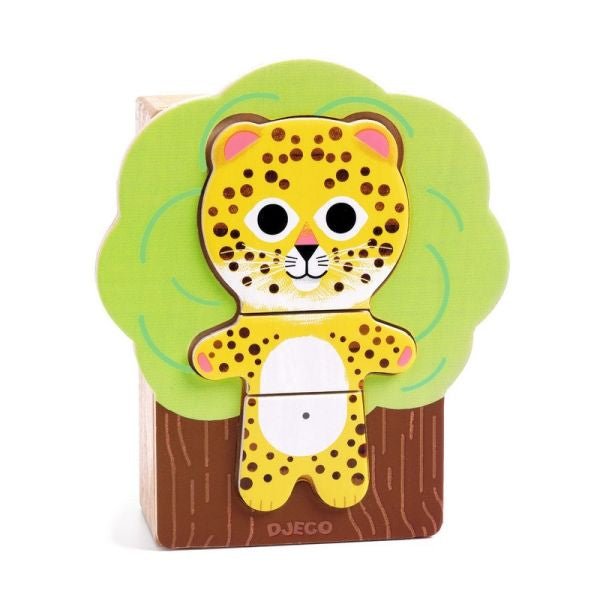 Djeco Arbra Mix 6 Wooden Puzzle Box
