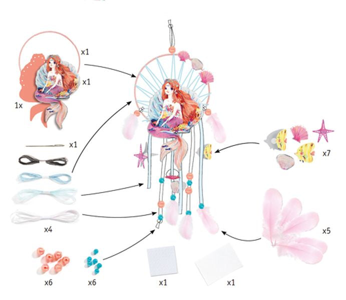 Djeco Dreamcatchers Gentle Mermaid Kit