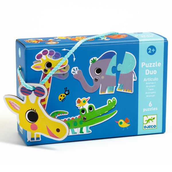 Djeco Puzzle Duo Articulo Animals
