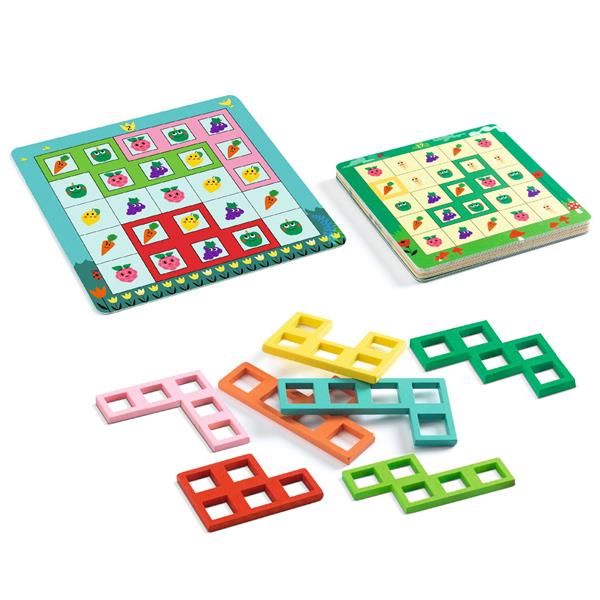 Djeco Sologic Logic Garden Solitaire Game