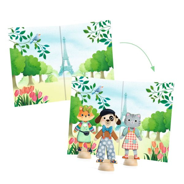 Djeco Collages Bonjour Paris