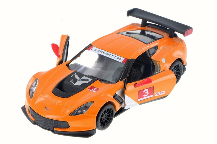 Kinsmart 5" Corvette C7 Race Car Die Cast Pull Back Vehicle