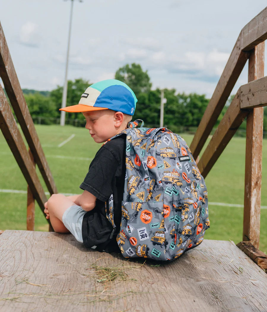 Headster Kids Bus-Ted 20L Backpack - Grey Mix