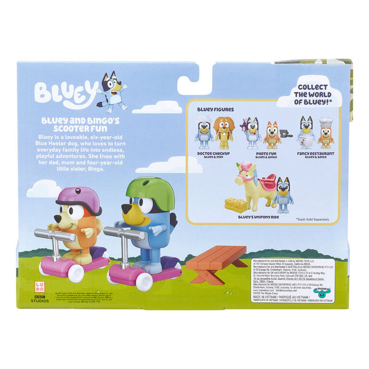 Bluey & Bingo's Scooter Fun