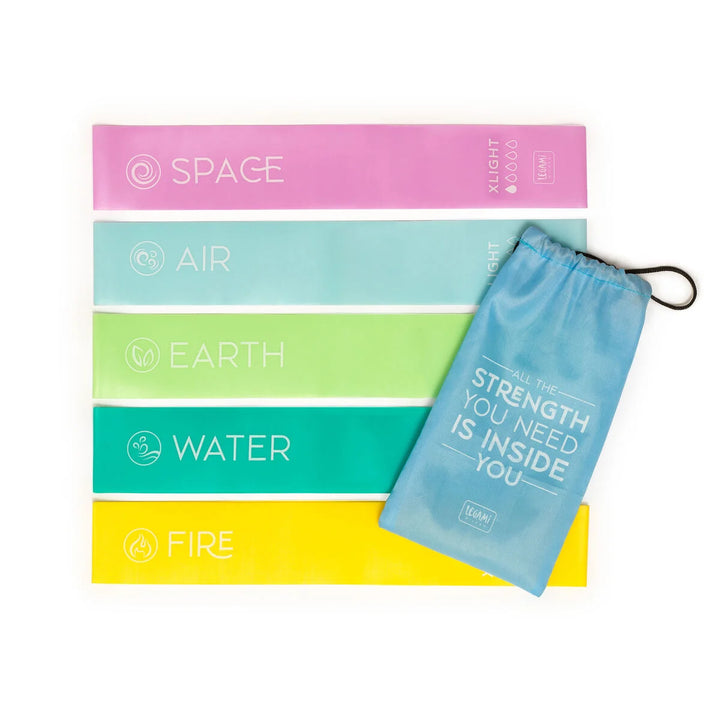 The Five Elements - Set of 5 Fitness Resistance Bands