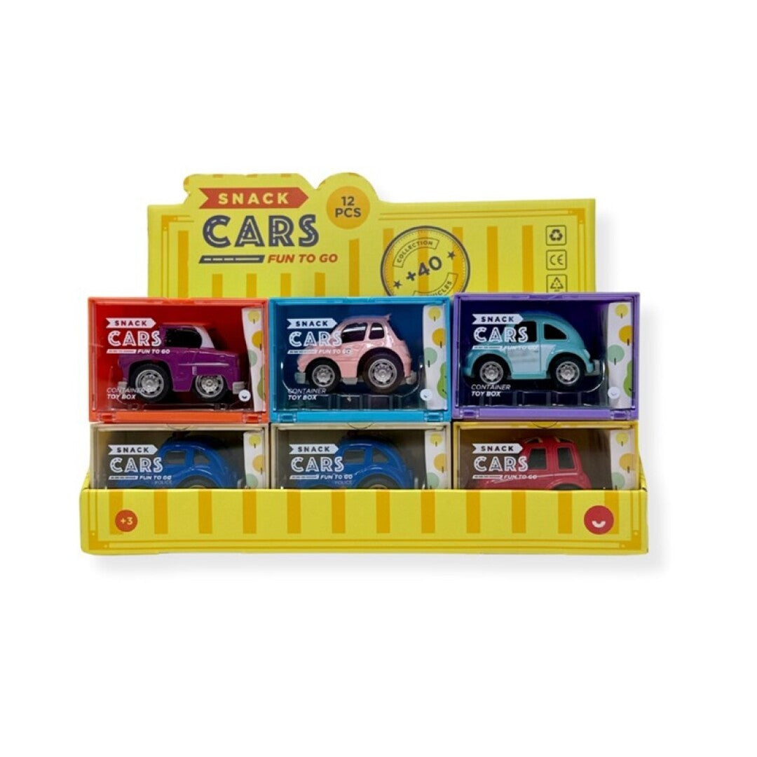 Snack Cars Pull-Back Die Cast Vehicle Assortment