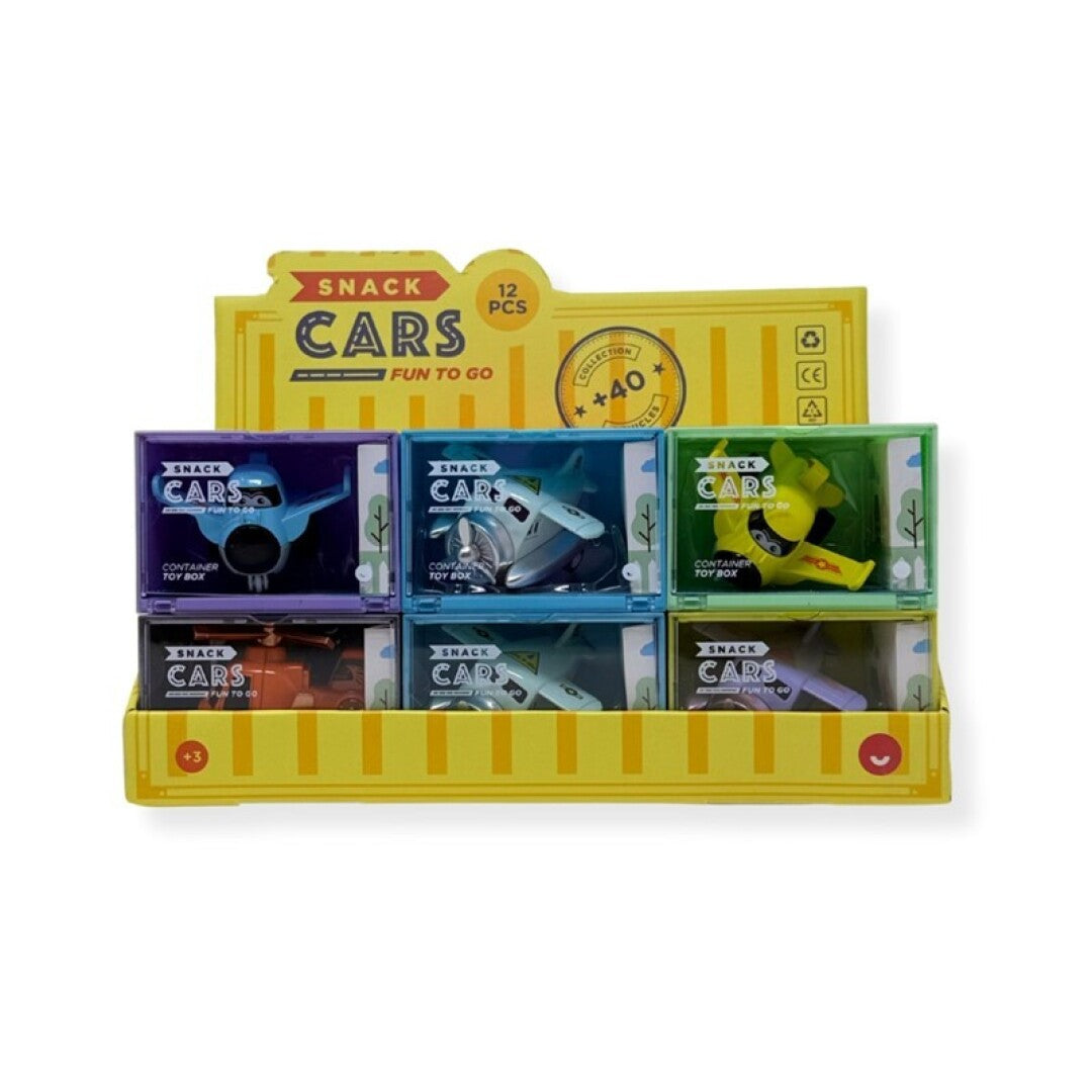 Snack Cars Pull-Back Die Cast Vehicle Assortment