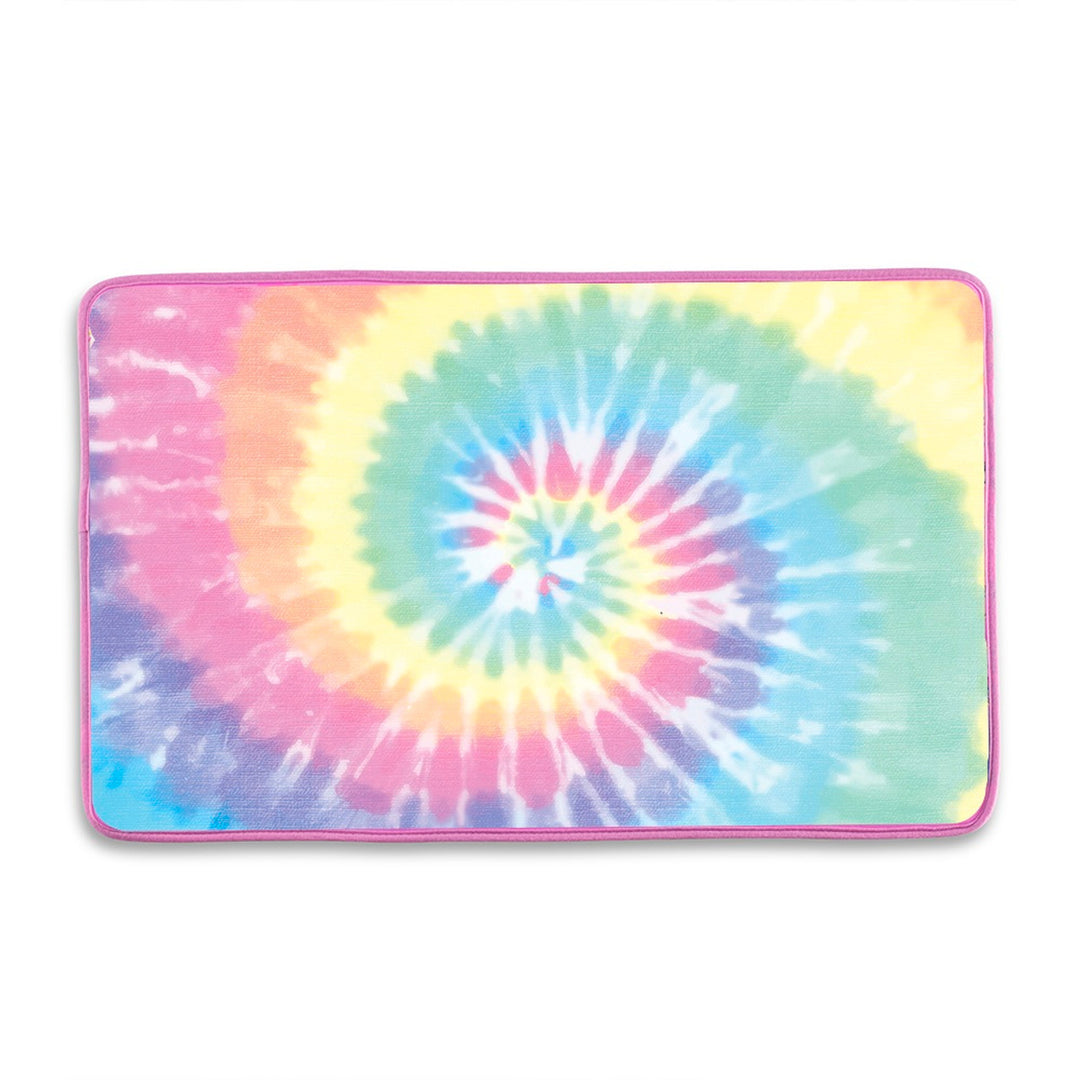 Top Trenz Tie Dye Pastel Delight Floor Mat