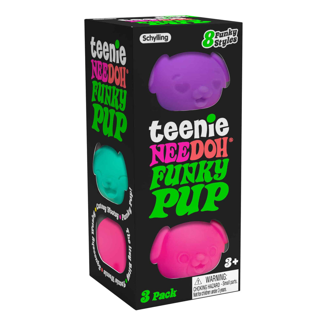 Teenie Funky Pups Nee Doh 3 Pack