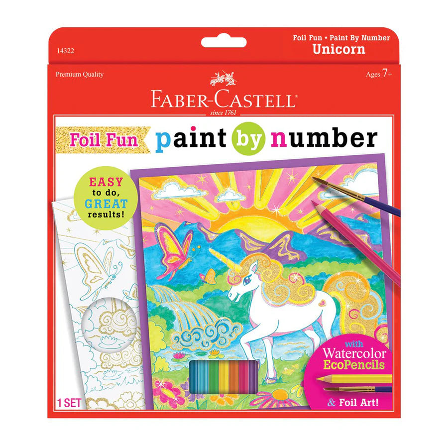Faber-Castell Foil Fun Paint By Number Unicorn