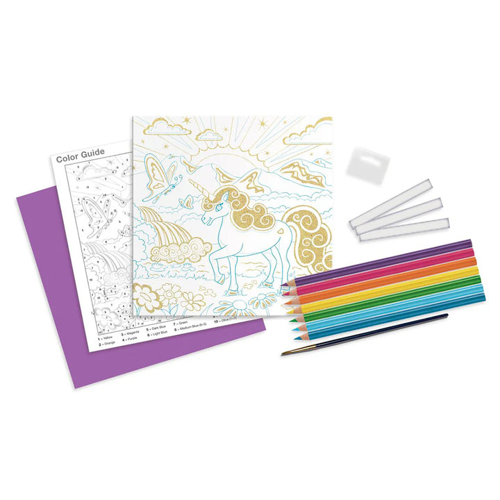 Faber-Castell Foil Fun Paint By Number Unicorn