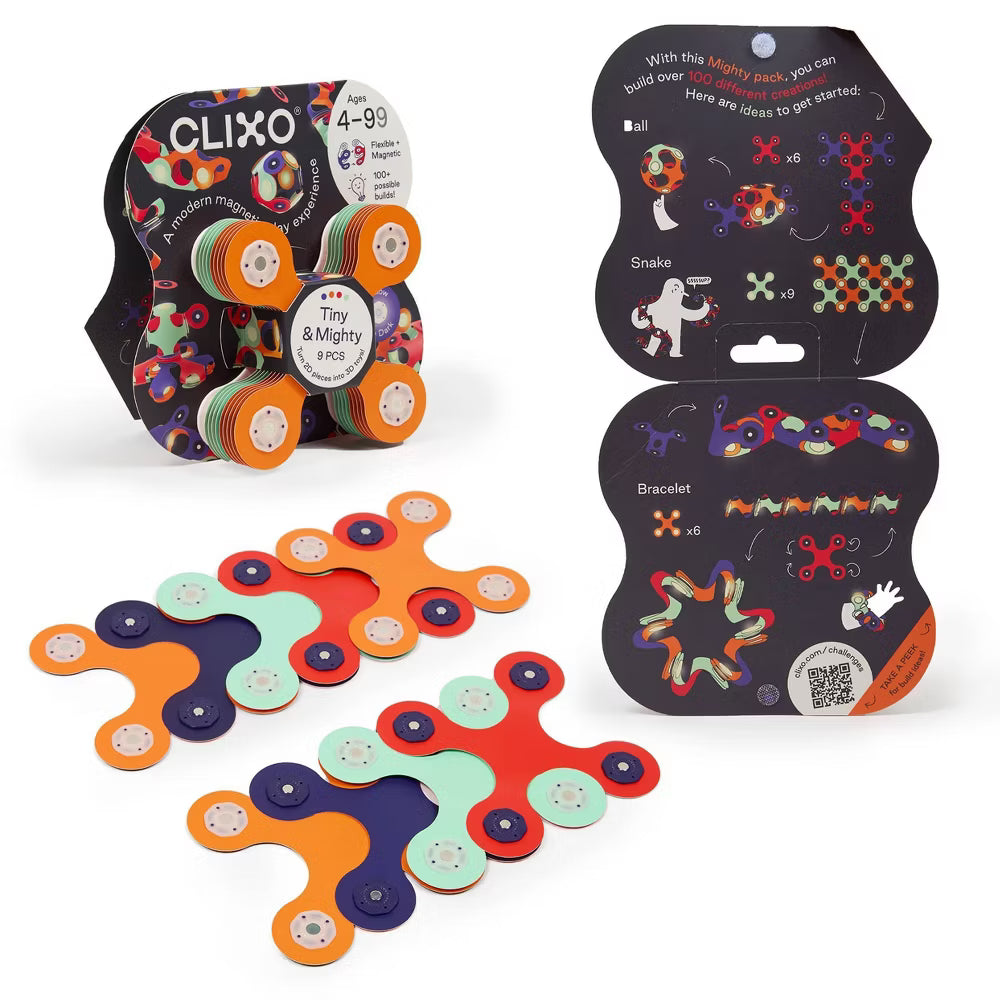 Clixo Space Tiny &amp; Mighty Set- 9 Pcs