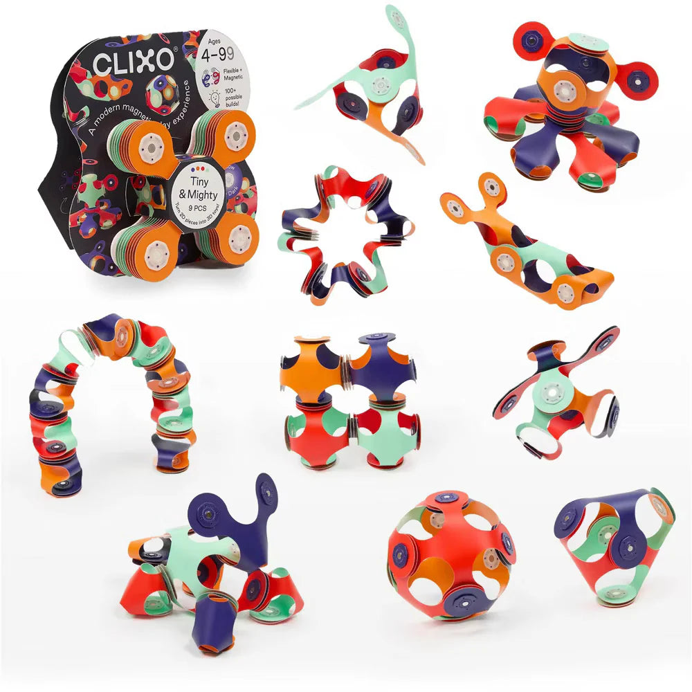 Clixo Space Tiny &amp; Mighty Set- 9 Pcs