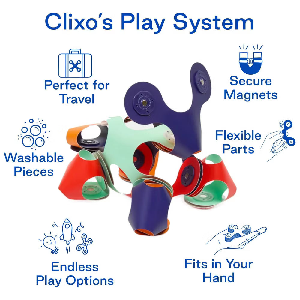 Clixo Space Tiny &amp; Mighty Set- 9 Pcs