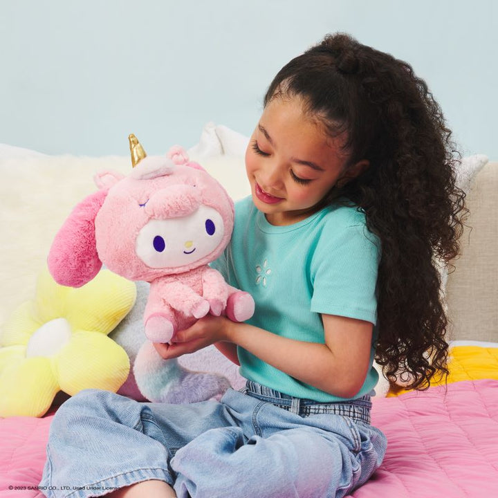 GUND Hello Kitty Sanrio My Melody Unicorn 9" Plush