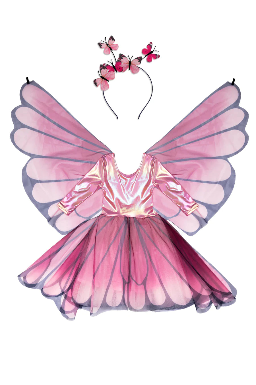 Butterfly Twirl Dress with Wings (Size 3-4)