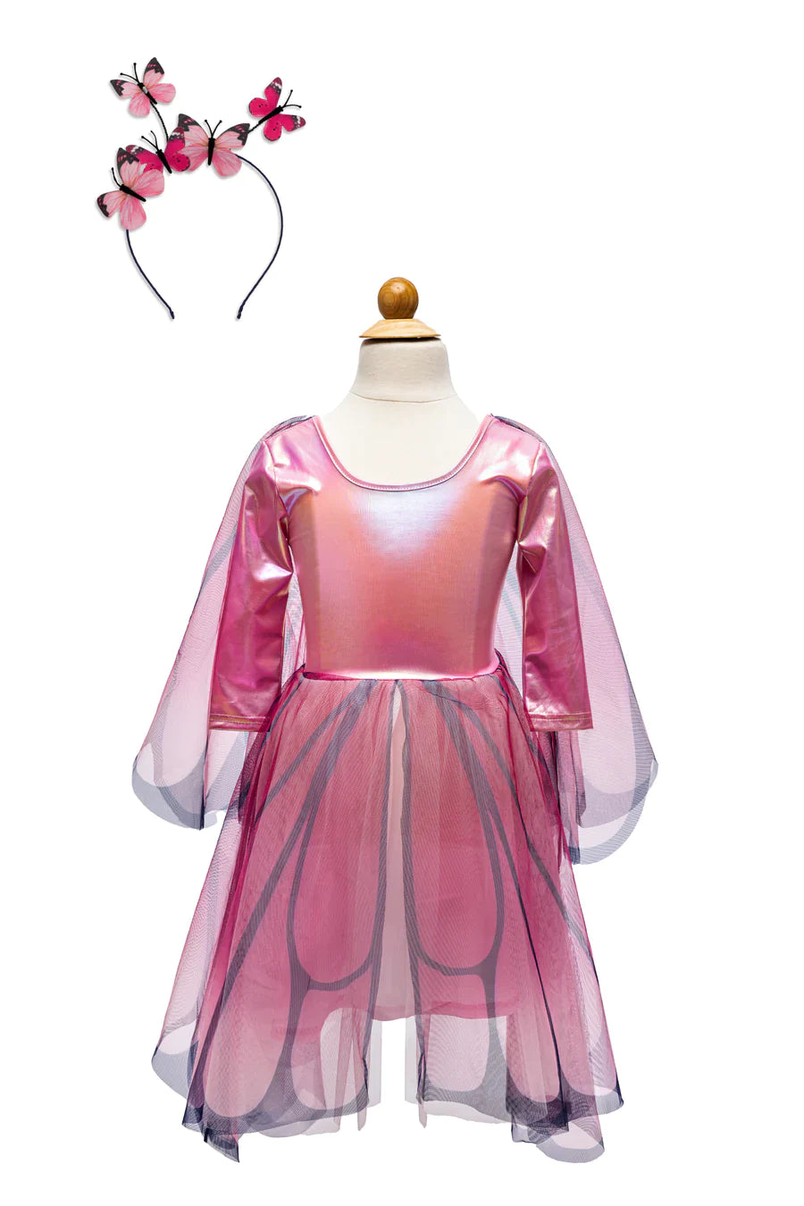Butterfly Twirl Dress with Wings (Size 3-4)