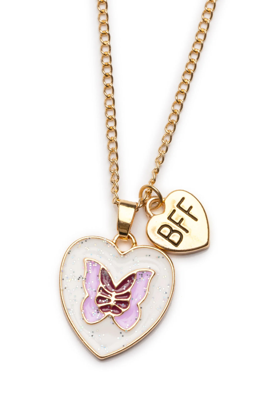 Rainbow Butterfly BFF Necklace