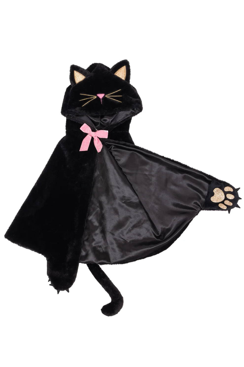 Black Cat Cuddle Cape Size 4-6