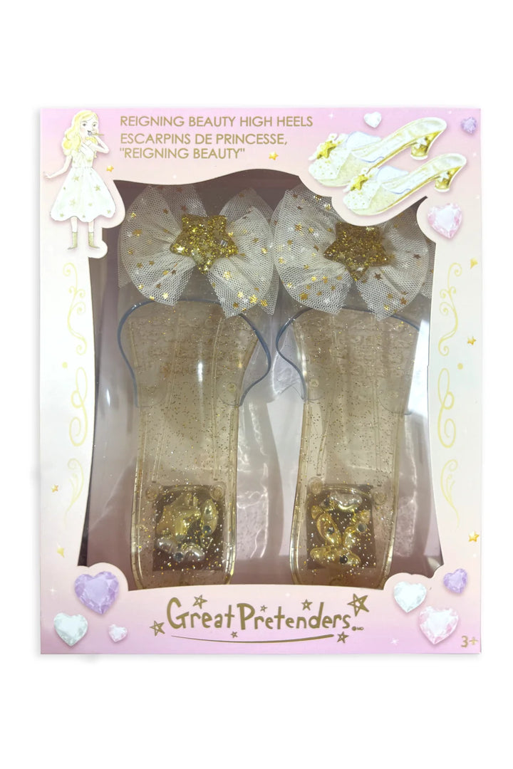 Reigning Beauty Gold High Heels