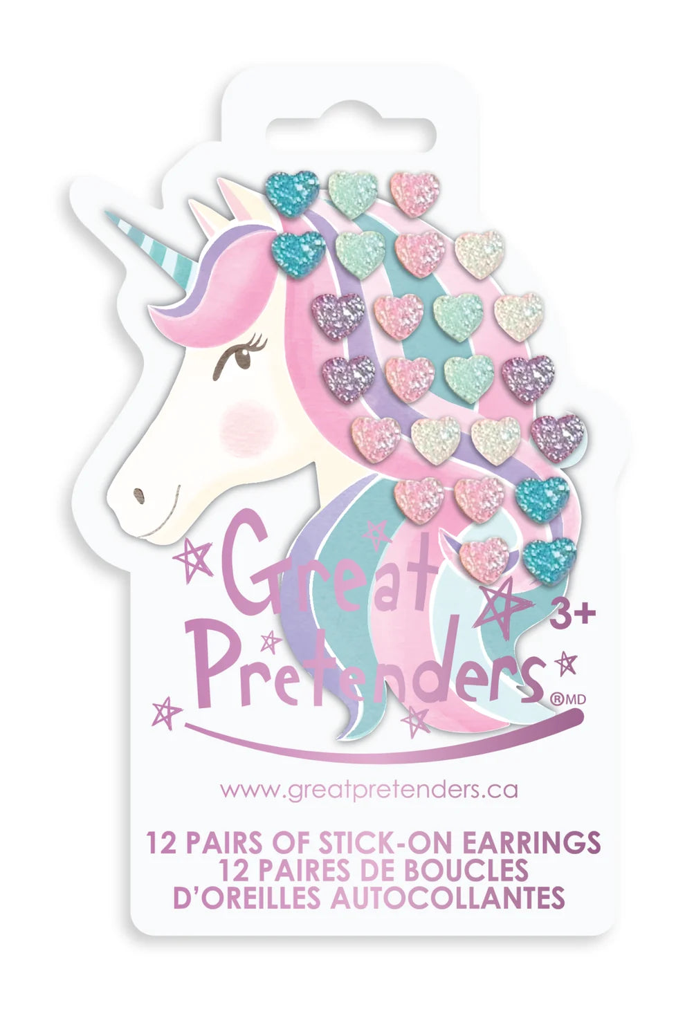 Rhinestone Royalty Stick-On Earrings