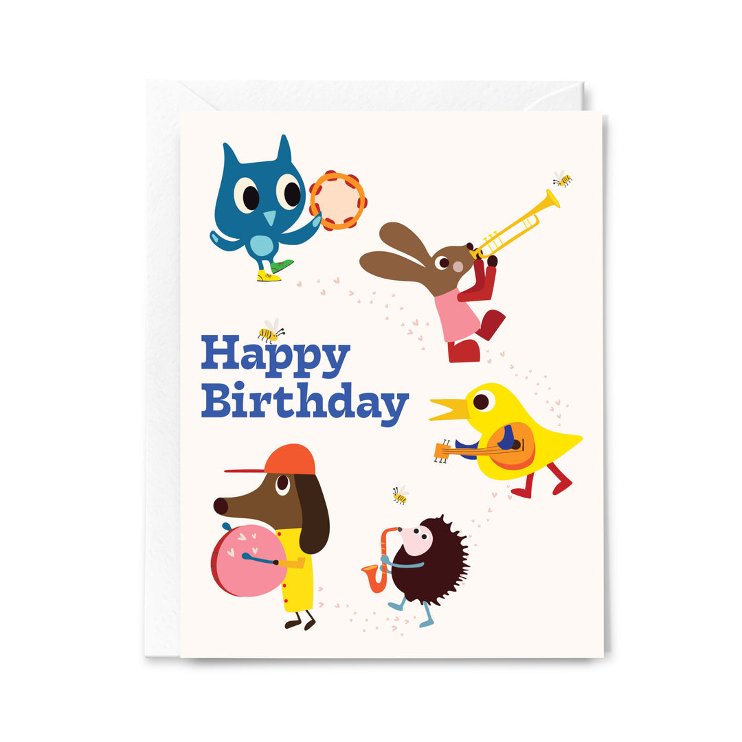 Birthday Band Birthday Card