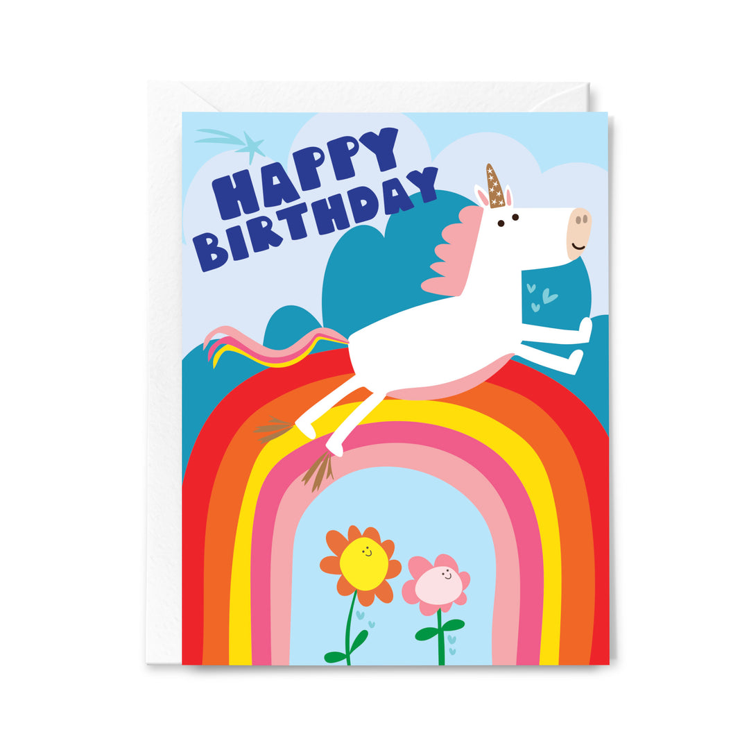 Unicorn Birthday Card