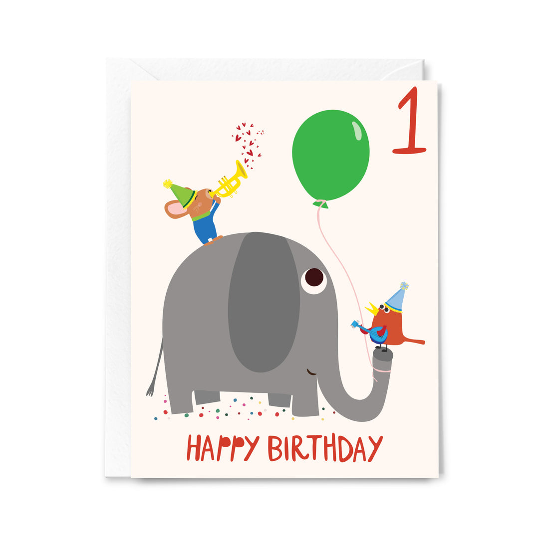 Age 1 Birthday Card