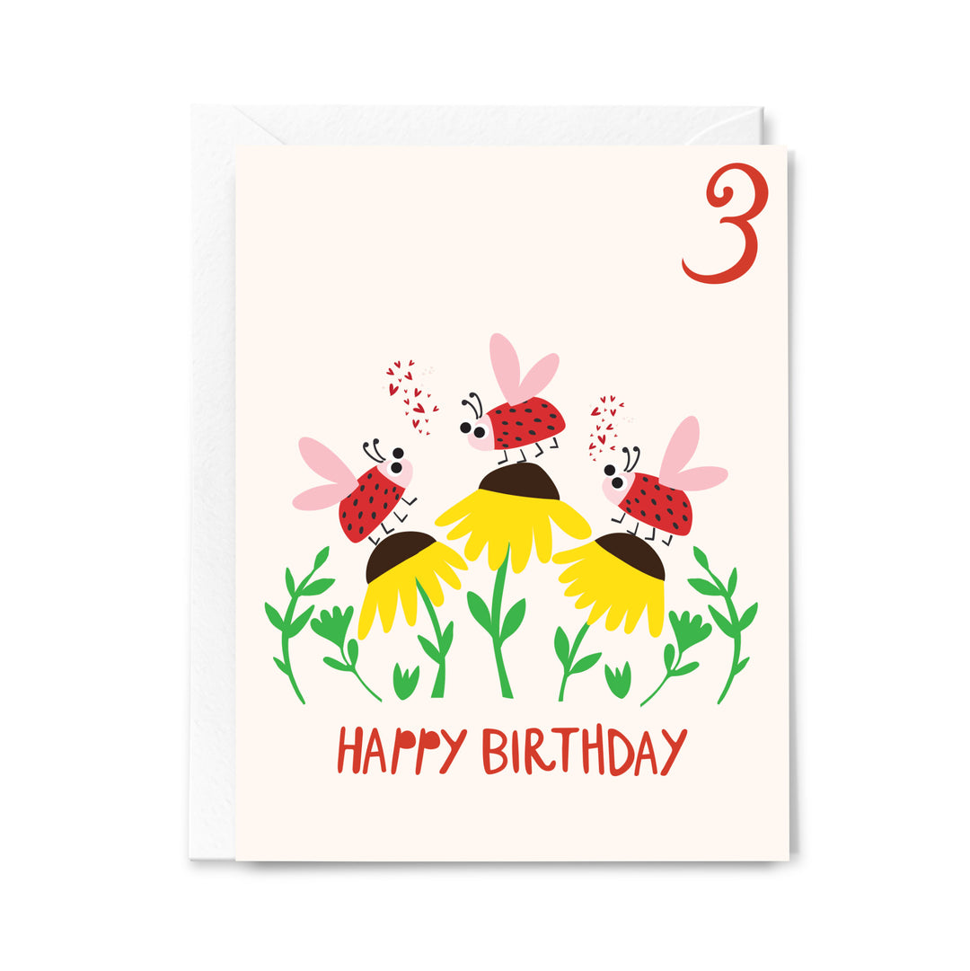 Age 3 Birthday Card