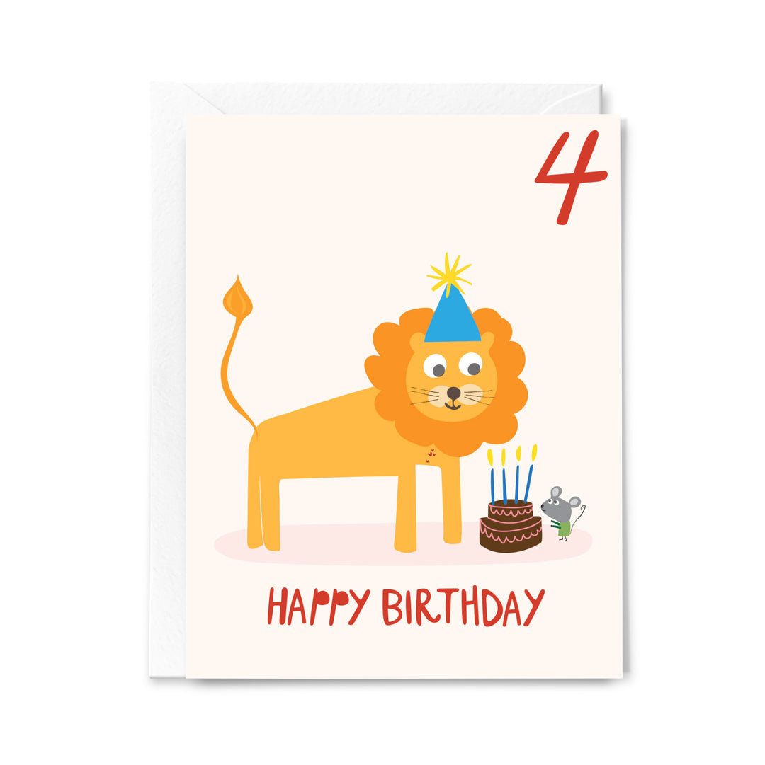 Age 4 Birthday Card