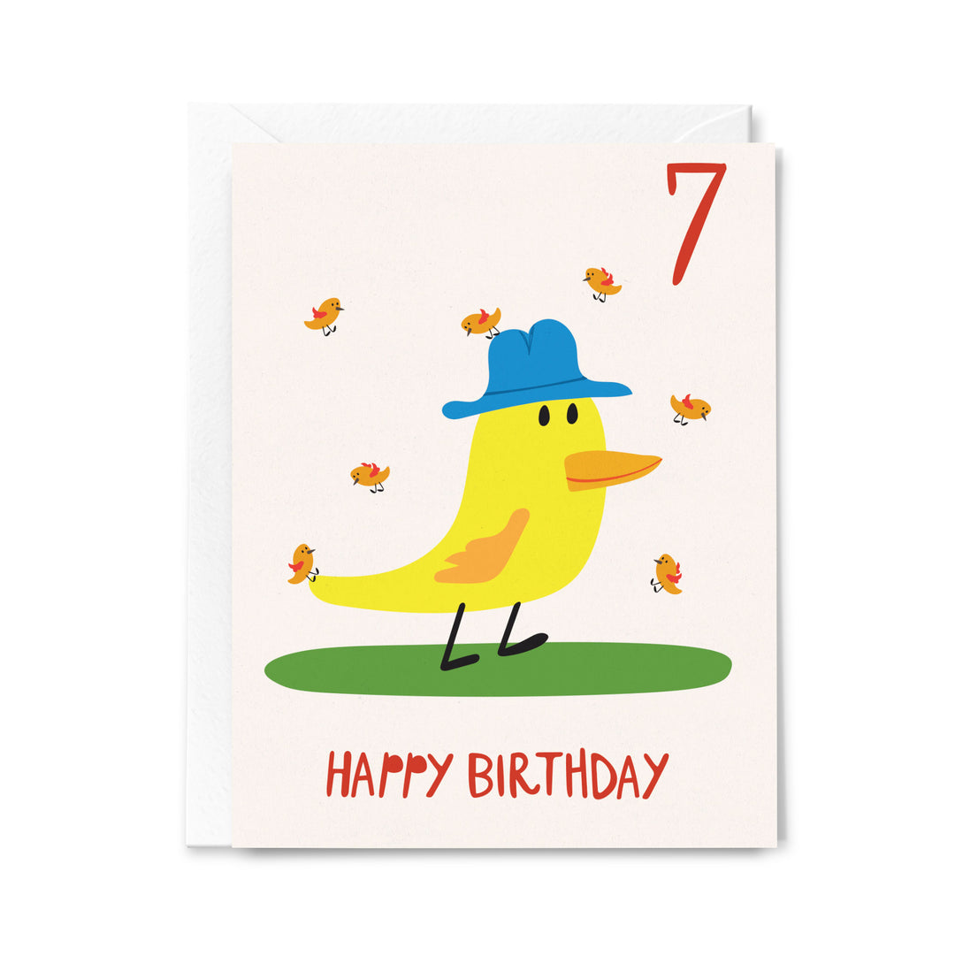Age 7 Birthday Card